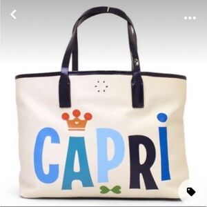 ☀️🏝️Jonathan Adler Capri Duchess Canvas Bag